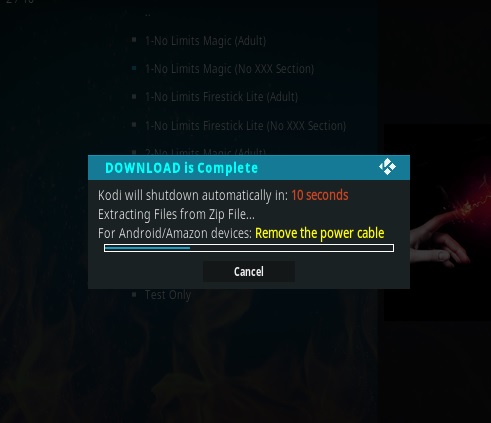 amazon firestick with kodi no limits magic build installed