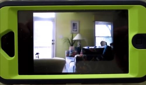 view the camera from any device from a laptop to a iPhone
