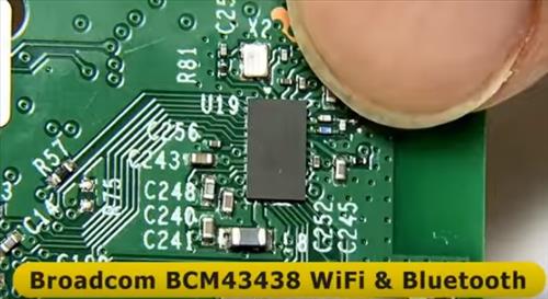 Raspberry Pi 3 Overview WiFi and Bluetooth chip