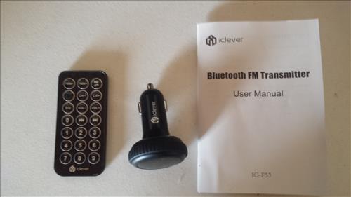 Review iClever IC-F53 Wireless Bluetooth FM Transmitter