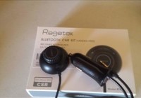 Review Regetek Bluetooth 4.0 Hands-free Car Kit Music Audio Receiver Speakerphone