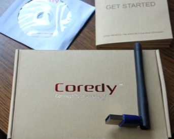 Review Coredy AC600 Dual Band USB WiFi Adapter WA-AE610