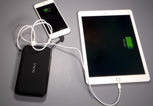 Review OLALA 13000mAh Portable Battery Power Bank for iPhone Test
