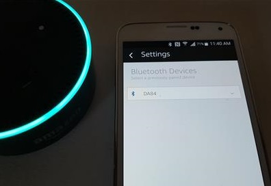 Amazon Echo Pair Bluetooth Done