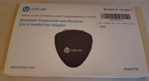 Review iClever Bluetooth Receiver Transmitter F56