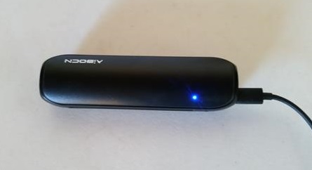 Review Aibocn Mini Power Bank USB Ports Internal Battery