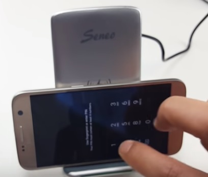 Review Seneo PA046 Fast Wireless Charger Sideways
