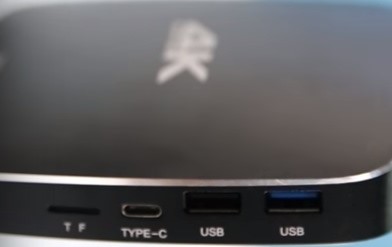 Review R99 4K Android TV Box 4GB RAM RK3399 CPU Side