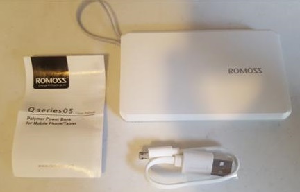 Review ROMOSS QS05 5000mAh Portable Travel Power Bank ALL