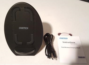 Review CHOETECH Qi Fast Wireless Charging Stand with Cooling Fan ALL