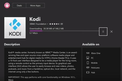 How To Install Kodi To the Xbox One Step 5