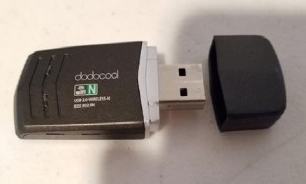 Review Dodocool N300 Wireless-N USB Adapter Cap Off