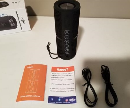 Review Sbode M400 Portable Waterproof Bluetooth Speaker ALL