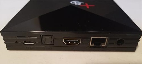 Review X99 4K Android TV BOX RK3399 4GB RAM 32GB ROM BACK