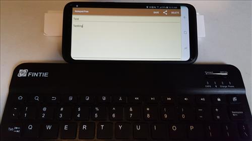 Review Fintie 10-Inch Ultrathin Mini Wireless Bluetooth Keyboard Testing