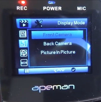 Review APEMAN C550 Dash Camera FHD 1080p 170 Wide Angle Unit Back Camera