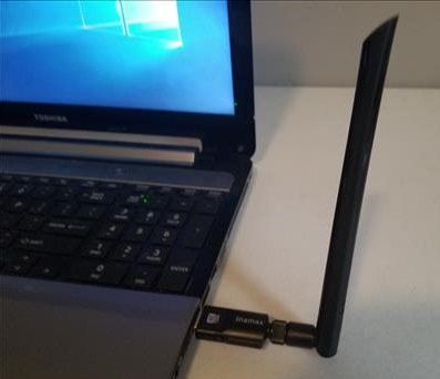 Review Inamax 1200Mbps USB 3.0 WiFi Adapter with 5dBi Antenna Laptop