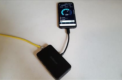 Type-C Hub with Android Smartphone Ethernet