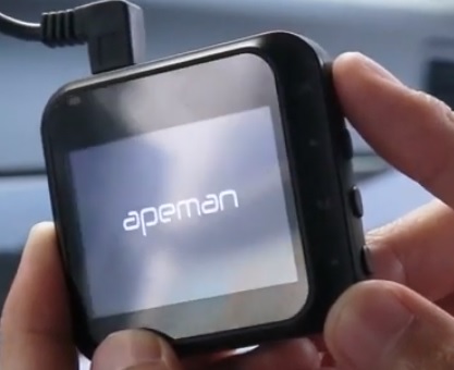 Review Apeman C420 Dash Camera 1080P Full HD Recorder Power On