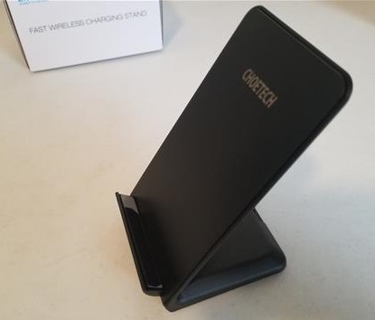 Review Chotech 7.5W Fast Wireless Charging Stand Side