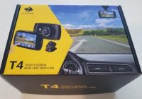 Z-EDGE T4 1080P HD Dash Cam Front and Rear Night Mode and Loop Recording