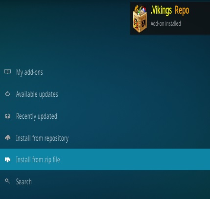 Cómo instalar el complemento Brazil TV Kodi Paso 13