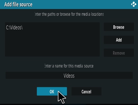 How To Use Kodi to Watch Locally Stored Library of Movies and Videos Step 6