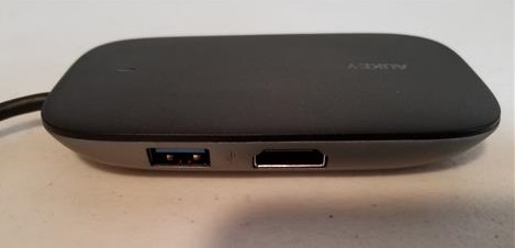 Review AUKEY CB-C69 USB-C Hub 6-in-1 Adapter Frount
