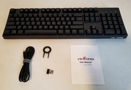 Review Velocifire Wireless Mechanical Keyboard ALL