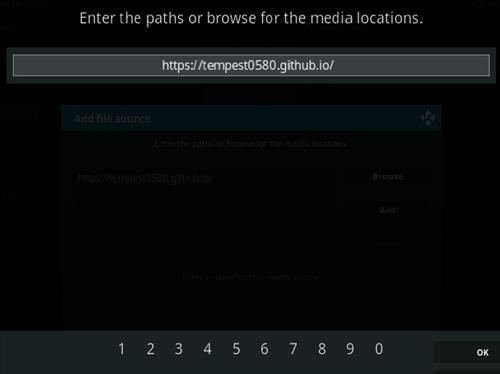 Cómo instalar Tempest Kodi Addon Ver 777 Paso 5