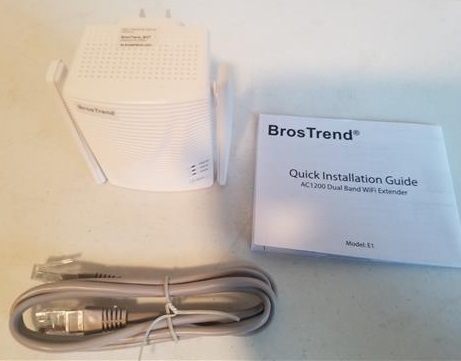 Review BrosTrend AC1200 WiFi Range Extender Signal Booster Repeater ALL