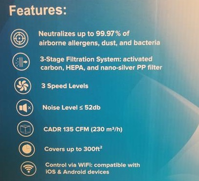 Review LEVOIT LV-PUR131S Smart WiFi Air Purifier Features