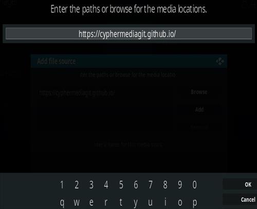 How To Install Cypher Media Kodi Addon github Ver Step 5