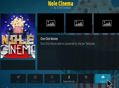 Cómo instalar Nole Cinema Kodi Addon Magentic Repo Paso 18