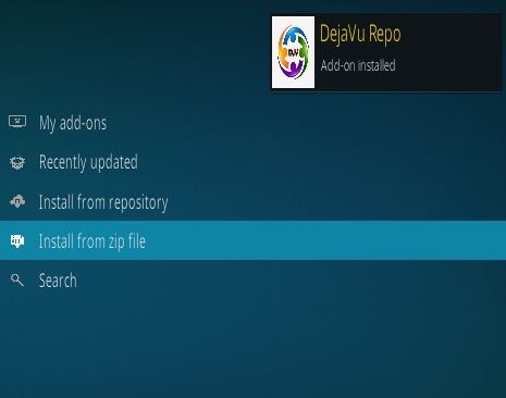 Cómo instalar Daja Vu Kodi Addon New URL Paso 13