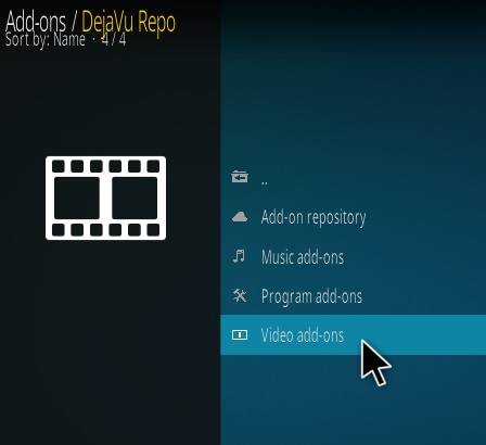 Cómo instalar la nueva URL del complemento Daja Vu Kodi Paso 16