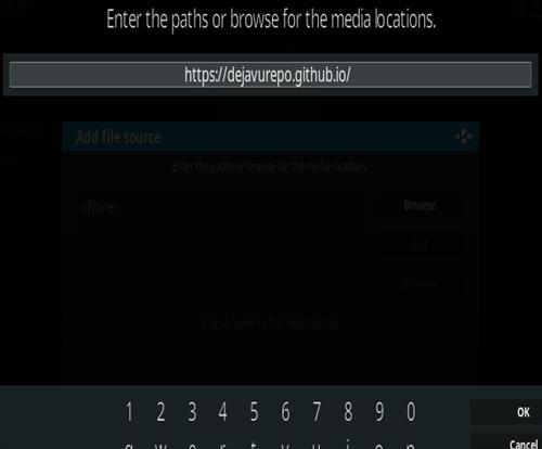 Cómo instalar Daja Vu Kodi Addon New URL Paso 5