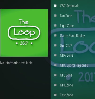 Cómo instalar la vista previa del complemento Loop Kodi