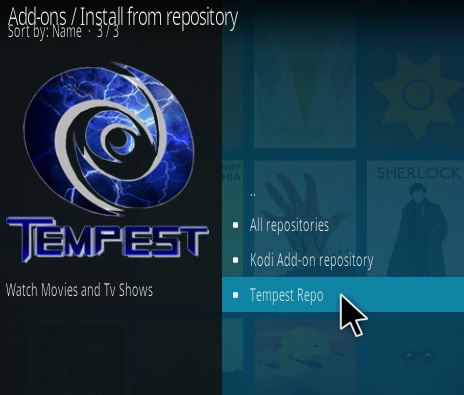 Cómo instalar Tempest Kodi Addon 2020 Paso 15