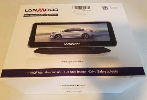 Review Lanmodo Car Night Vision Camera Front and Rear HD 1080p