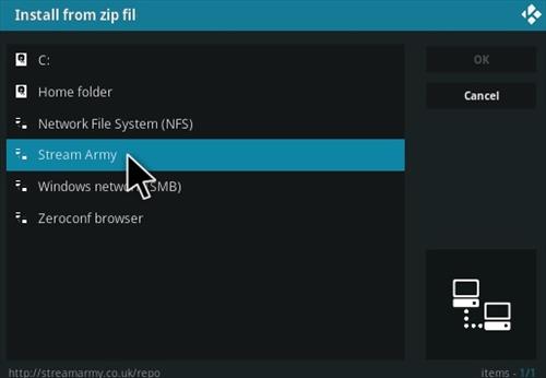 Cómo instalar el complemento FANime Kodi Paso 11