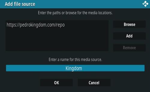 Cómo instalar el complemento ClickSville Kodi Paso 7