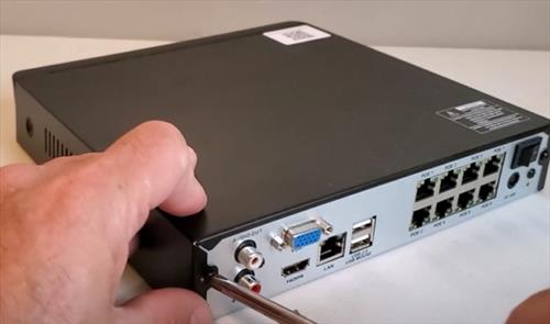 How To Add a Hard Drive To an H.265+ DVR or NVR Step 1