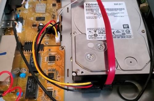 How To Add a Hard Drive To an H.265+ DVR or NVR Step 5