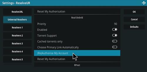 How To Setup Real Debrid with Kodi Step 15