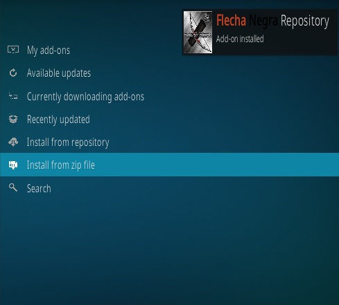 Cómo instalar el complemento Sports Lounge Kodi Paso 13