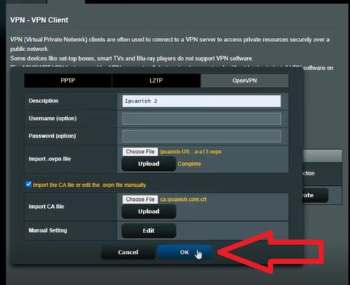 How To Setup and Configure an Asus Router as a VPN Step 20