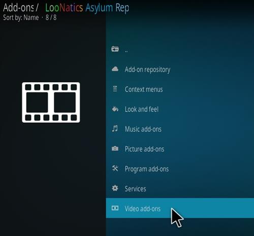 Cómo instalar LooNatics 3000 Kodi Addon Version 20105 Paso 16