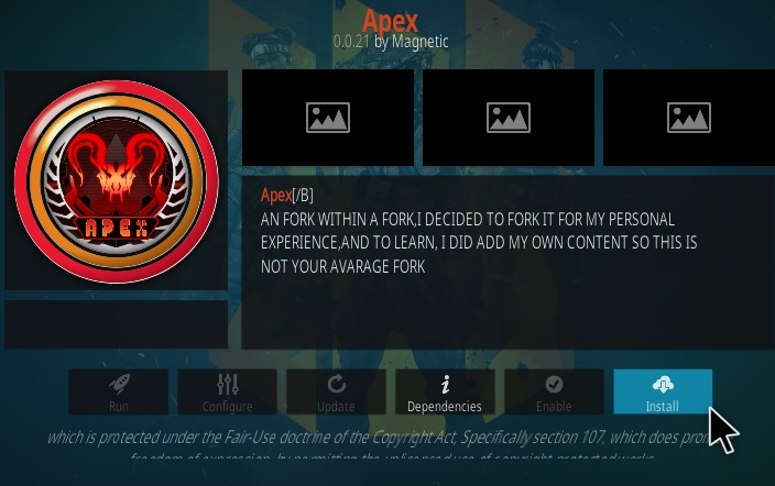 Cómo instalar Apex Kodi Addon 2021 Update Step 18