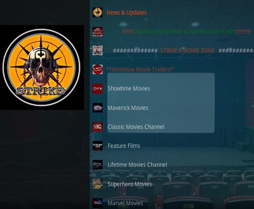 Cómo instalar el complemento Kodi de Strike's Movie Zone 2021 Descripción general